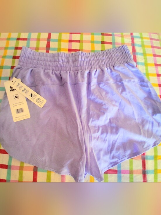 RBX Pants - NWT Ladies Lavendar Athletic Shorts By RBX, Sz M, XL    MSRP $48.00